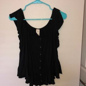 Free People Off the Shoulder Blouse